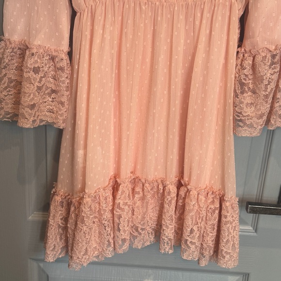 LIZ LISA Coquette Lolita Dress Size S Pink Kawaii Feminine Dainty Fairy Romantic - Picture 9 of 13